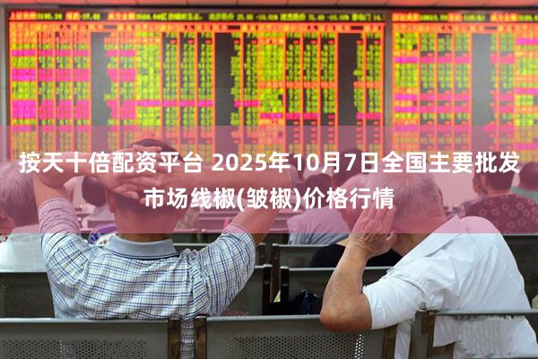 按天十倍配资平台 2025年10月7日全国主要批发市场线椒(皱椒)价格行情